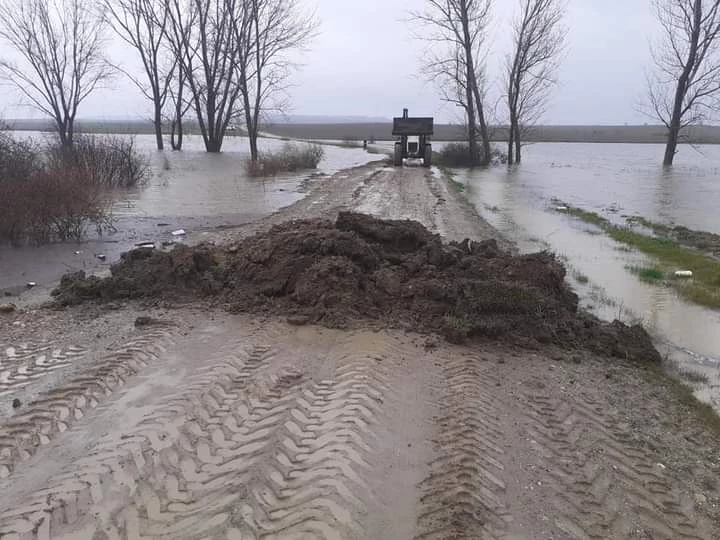 Aşırı yağışlar nedeniyle İbriktepe