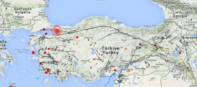 Marmara Denizinde İki Deprem Oldu.
