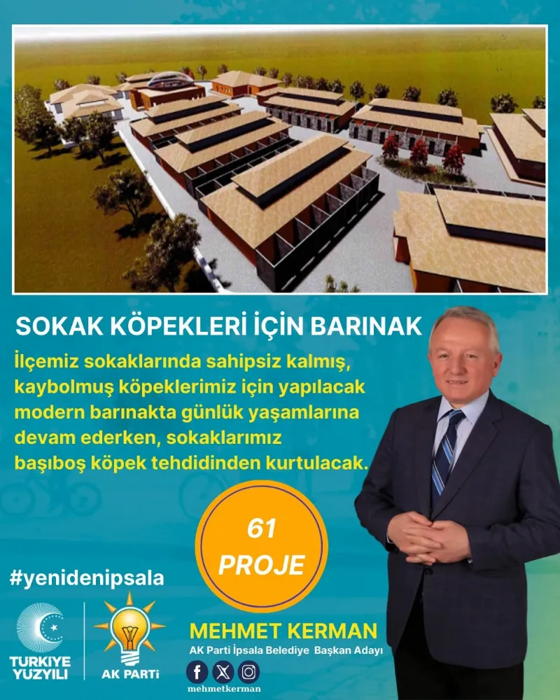 İpsala Modern Köpek Barınağına Kavuşuyor.