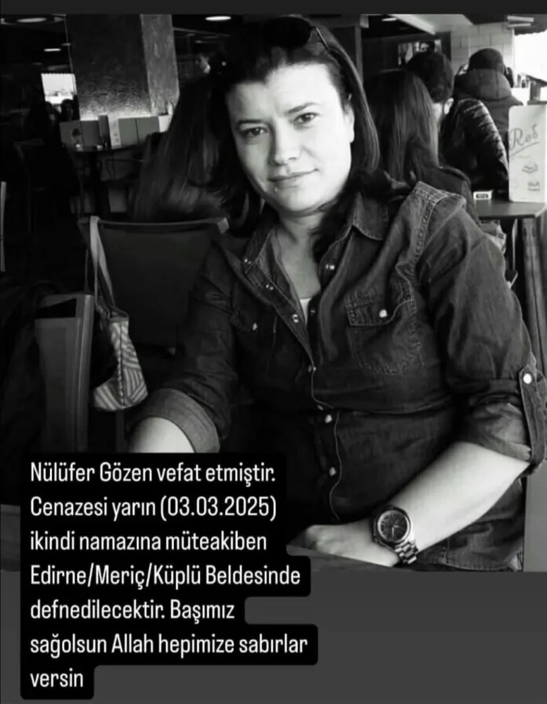 Nilüfer Müdürü Kaybettik.  