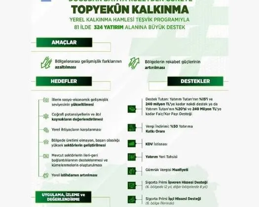 Öncelikli 4 yatırım konusu belirlendi.