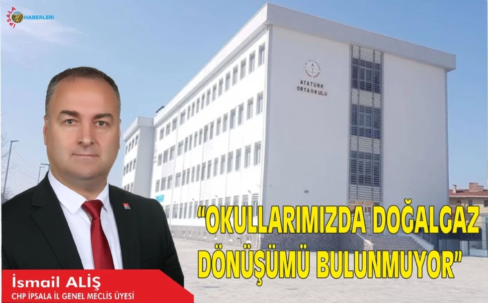 İpsala’nın Okullarında Doğalgaz Dönüşümü Yok