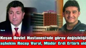 Keşan Devlet Hastanesinde Radikal Değişim!