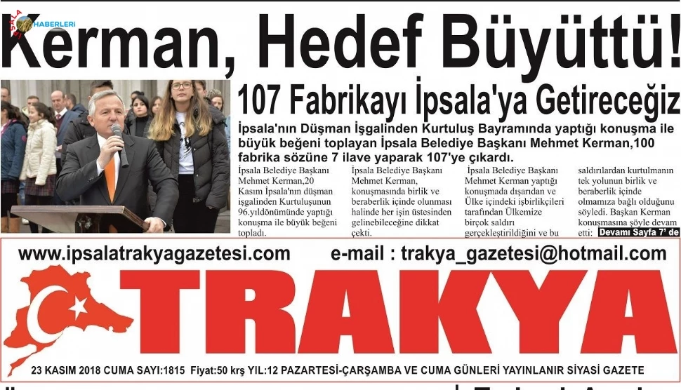 Trakya Gazetesi 16.Yılını Geride Bıraktı.