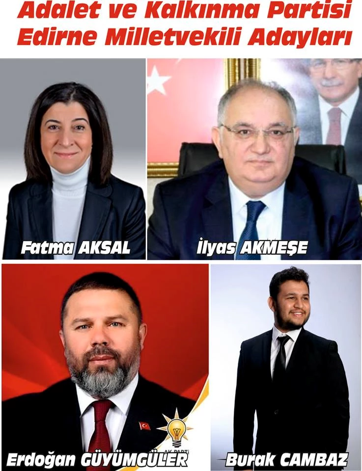 AK Parti Edirne Milletvekili Adayları