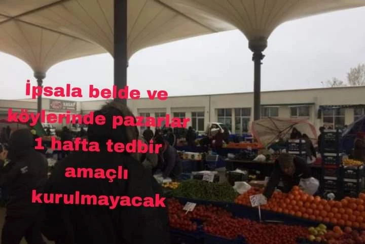 Pazar Bu Hafta Kurulmayacak