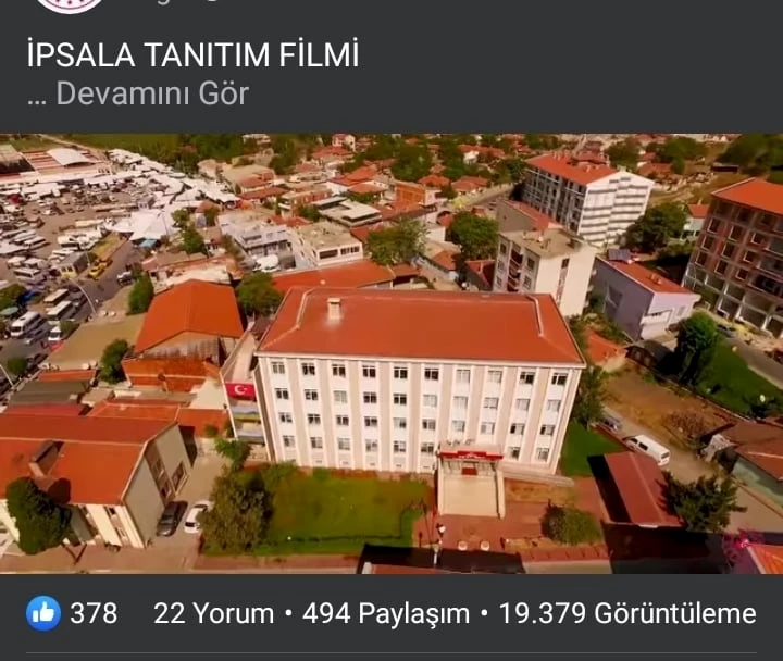 İpsala’nın Tanıtım Videosu Beğenildi.