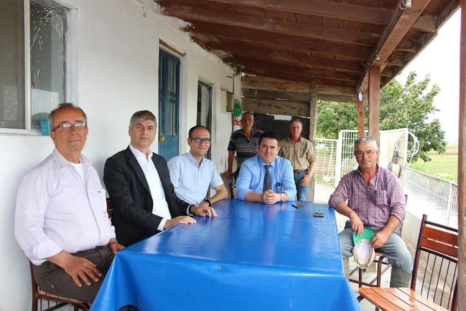 İl Tarım Müdürü Bayazıt, Çeltikçileri Ziyaret 	Etti.
