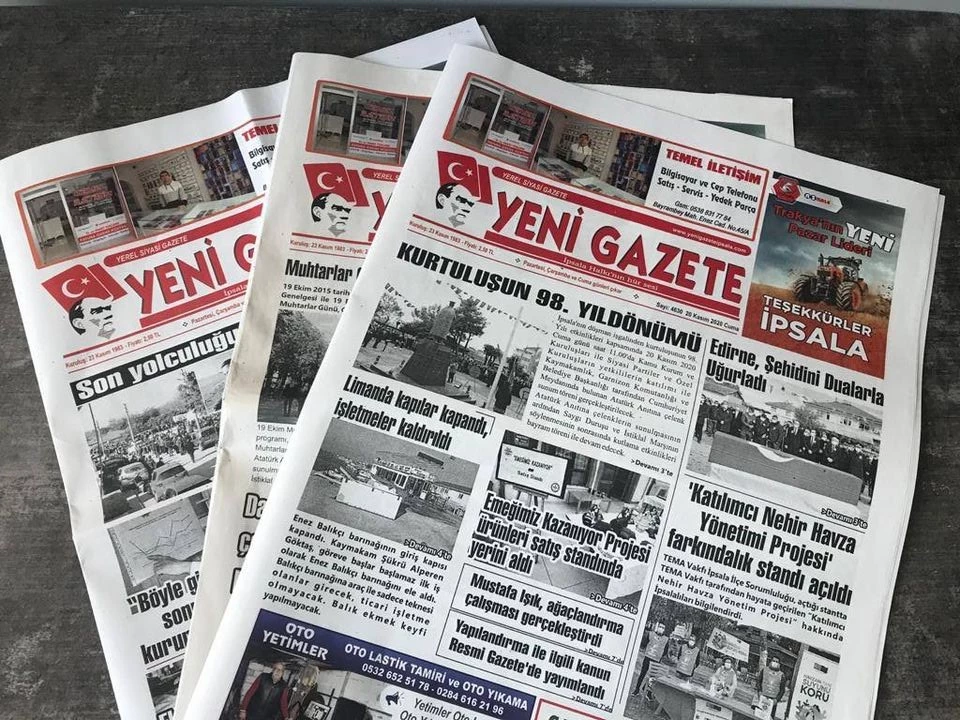 Yeni Gazete 38.Yaşına Girdi.