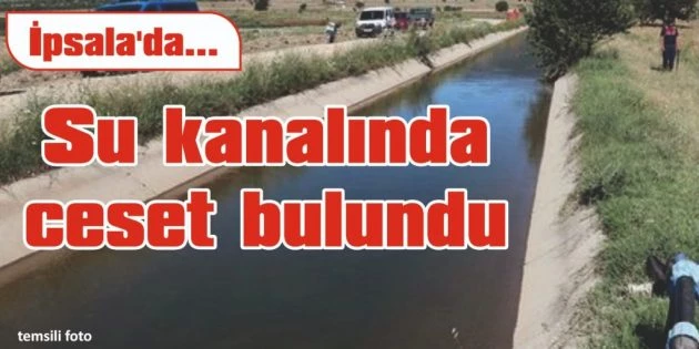 Su Kanalında Ceset Bulundu